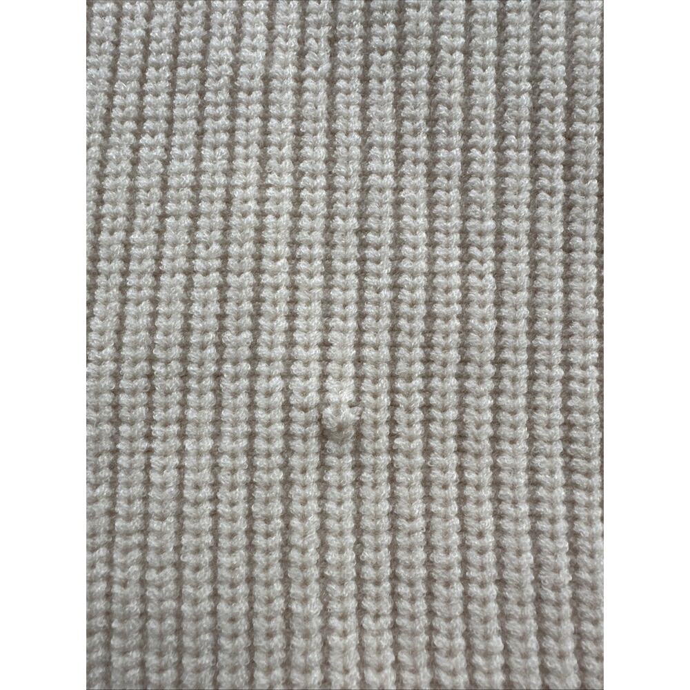 NWT Sincerely Jules Cream Cable Knit Floral Embroidered Tie-Front Vest Sweater S - Picture 11 of 12